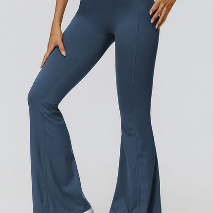 Flare & Gather High-Waist Pants-3