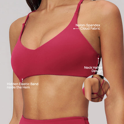 Earthbound Girl Crossed Back Bra-1