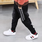 Printed Black Trousers / 110cm