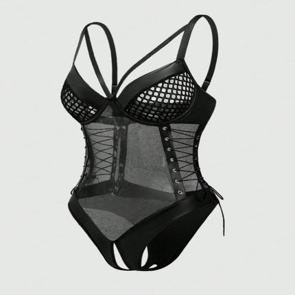 Four Pieces Of Underwear With Large Mesh Stitching
