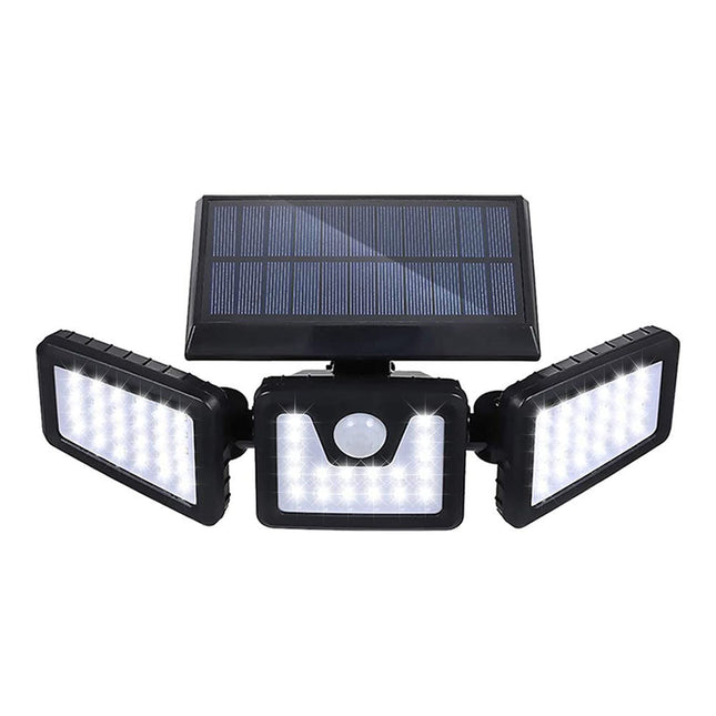 Lampa solarna obrotowa z 3 panelami-0