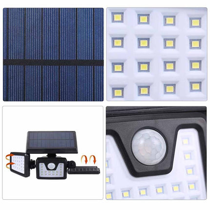 Lampa solarna obrotowa z 3 panelami-4