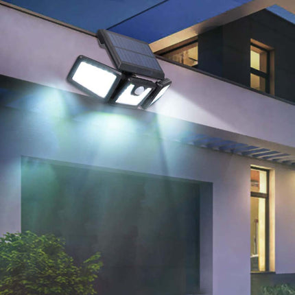 Lampa solarna obrotowa z 3 panelami-1