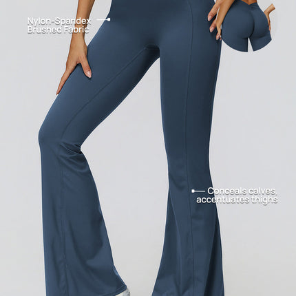 Flare & Gather High-Waist Pants-1