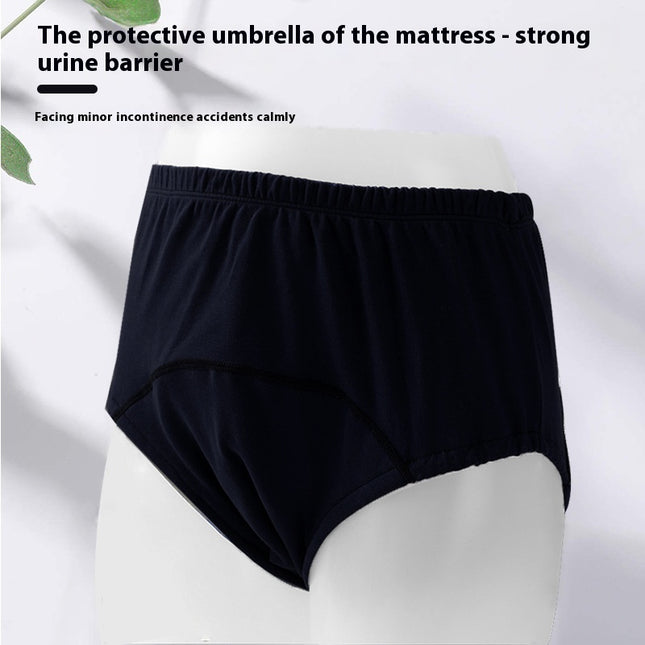 Adult Urine-proof Underwear Men's And Women's Pure Cotton Breathable Keep Dry - XdropX