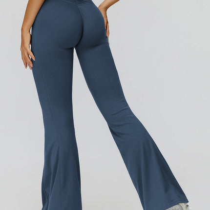 Flare & Gather High-Waist Pants-2