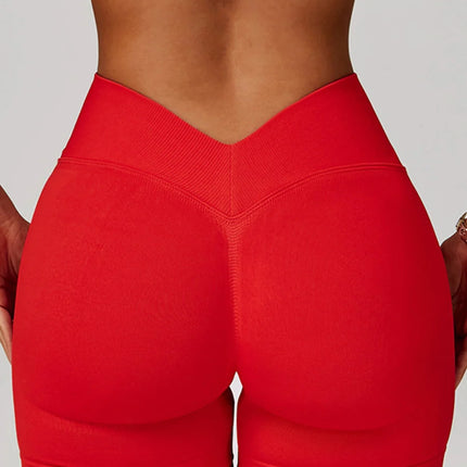 Earthbound Girl V-Waist High-Waist Shorts-3