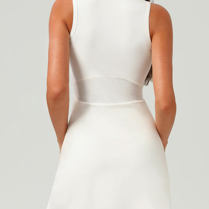 Sleek Zip-Up Tennis Dress-2