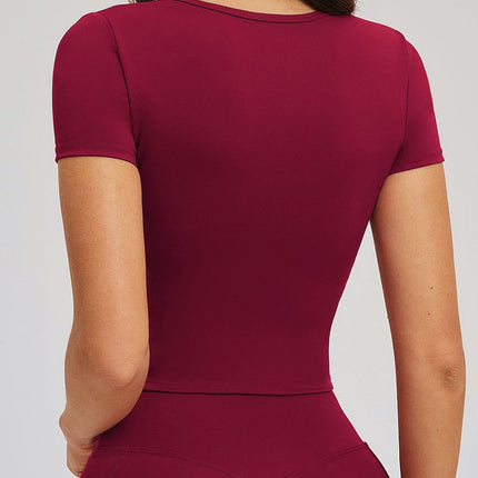 Second Skin Scoop-Neck Tee-2