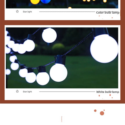 Camping Atmosphere Layout LED Lights And Large Tents, Outdoor Tent