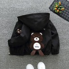 Baby bear coat black / 80cm