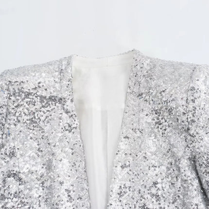 Women's Fashionable Sequins Blazer