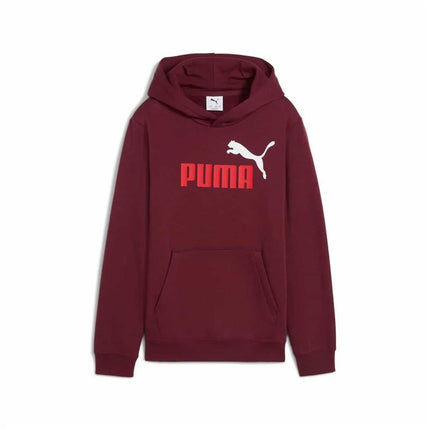 Hooded Sweatshirt for Girls Puma Essentials 2 Color No. 1 Maroon