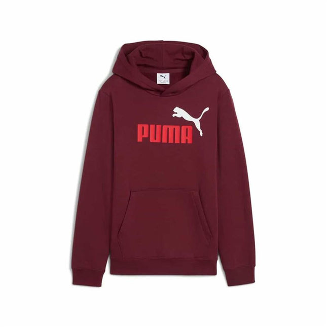Hooded Sweatshirt for Girls Puma Essentials 2 Color No. 1 Maroon