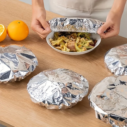 Voedselveilige Herbruikbare Aluminiumfolie Isolatiedeksel - Tafel Isolatiehoes, Aluminiumfolie Deksel, Keuken Vershoud- en Isolatiefolie Isolatiehoes, Geschikt voor Kommen, Borden, Servies - Houdt Eten Warm, Vers