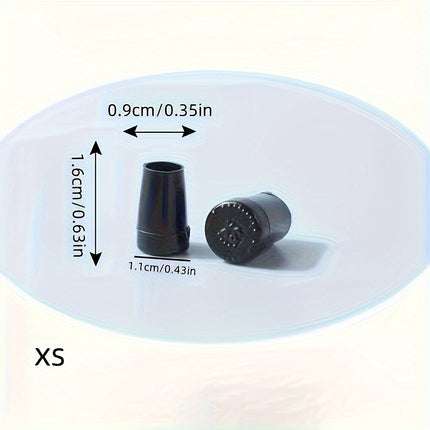 8 stuks Hoge Hakken Elegante Plastic Hakbeschermers - Stil, Antislip, Geluidsreductie, Slank Ontwerp, 4 Maten - XdropX