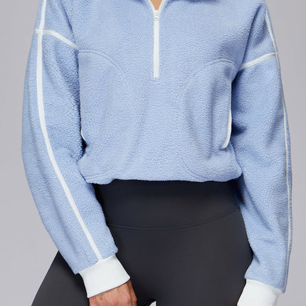 Half-Zip Fleece Jacket-0