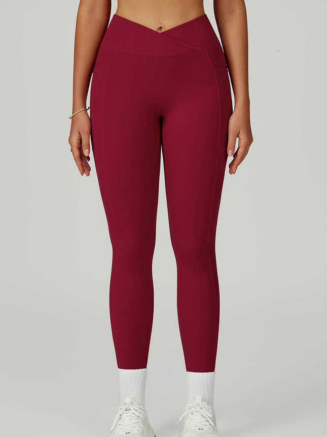 FlowLift Cross-Waist Flare Leggings-0