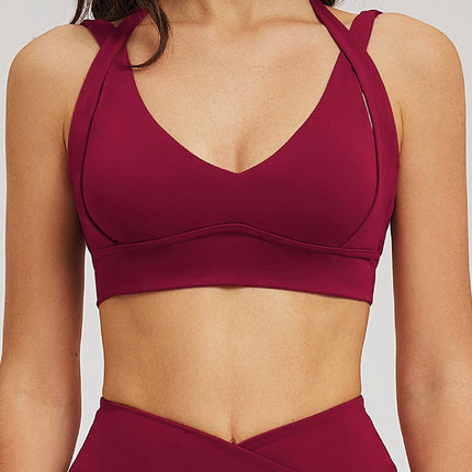 Sculpt Open-Back Yoga Bra-0