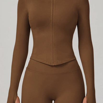 Earthbound Girl Zip-Up Yoga Jacket-6