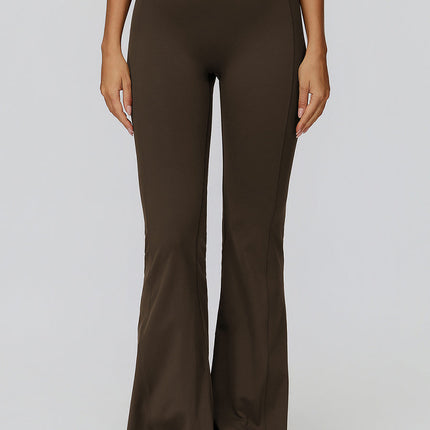 Flare & Gather High-Waist Pants-4