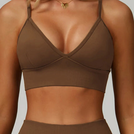 Earthbound Girl Double-Strap Racerback Sports Bra-6