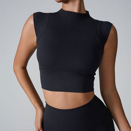 Cap Sleeve Sculpting Yoga Top-6