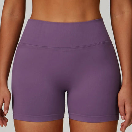 Earthbound Girl V-Waist High-Waist Shorts-5