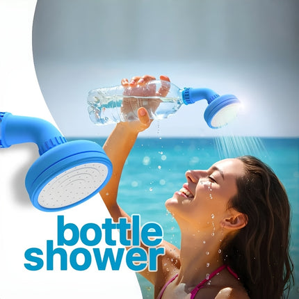 Douchekop die op een fles kan worden gemonteerd, praktische en handige draagbare douche, buitendouchekop, persoonlijke verzorging buitenshuis