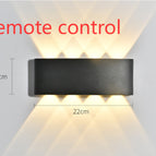 Black 8 heads / 3 color ribbon remote control