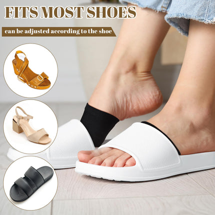 1 Paar Zwarte Halve Slippers Sokken voor Heren en Dames in de Zomer, Dun Design met Split Toe, Onzichtbare Anti-Slip Sokken, Half-Cut Flip-Flops, Sok Covers, Ademende en Comfortabele Zomer Sokken