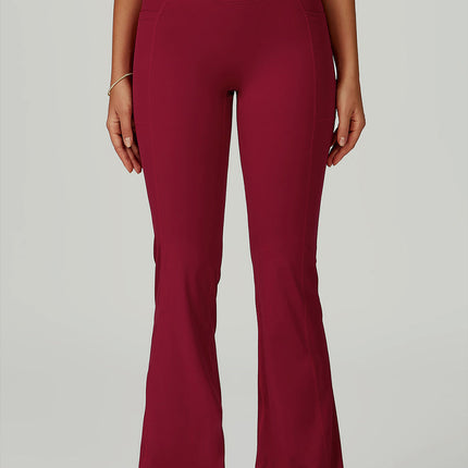 FlowLift Cross-Waist Flare Pants-0