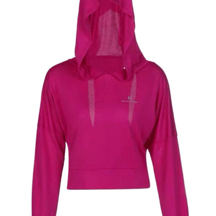 Hollow-out Beautiful Back Running Hoodie Quick-Drying Womens Fitness Top