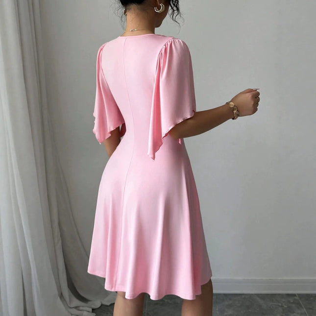 Womens Summer Casual Waist-Cinching Dress - XdropX