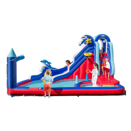 6 in 1 inflatable water slide-0