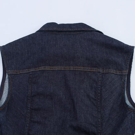 Women's Versatile Classic Denim Mini Dress