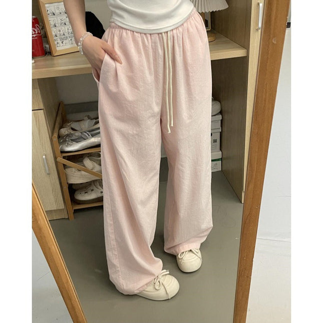 Spring Summer Striped Pants Womens High-waisted - XdropX
