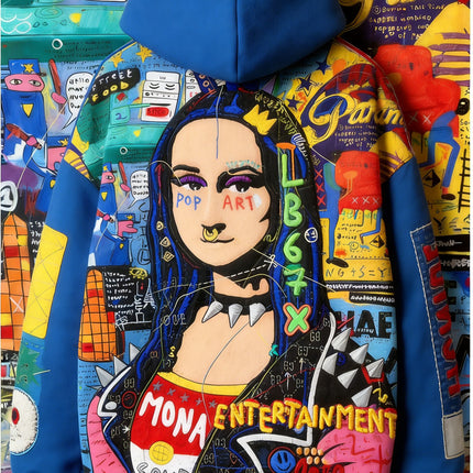Fashion Casual Printed Polyester Sweater