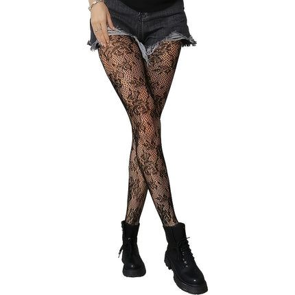 1 paar panty's voor dames, panty's voor dames, kousen voor dames, panty's voor dames, kousen, winterleggings voor dames,  visnet voor dagelijks gebruik en winteroutfits, uitgesneden panty's, uitgesneden kousen - XdropX