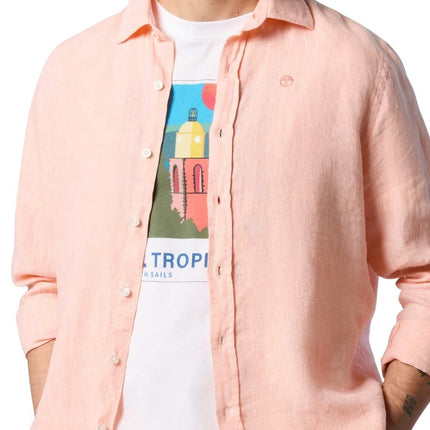 NORTH SAILS - Men's linen shirt with logo - Size 3XL-5