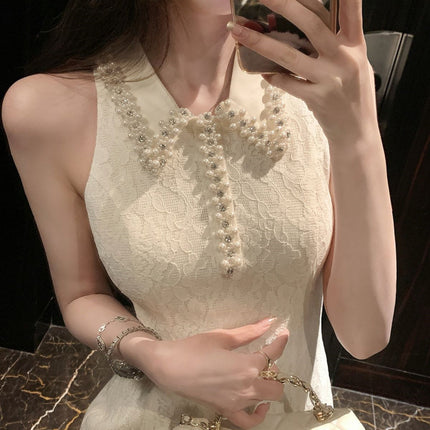 Summer Sleeveless Waist-cinching Dress For Women