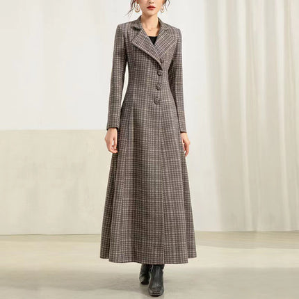 Womens Fashionable Casual Mid-length Coat