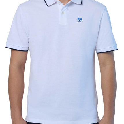 NORTH SAILS - Men's regular polo shirt with logo collar - Size 4XL-0