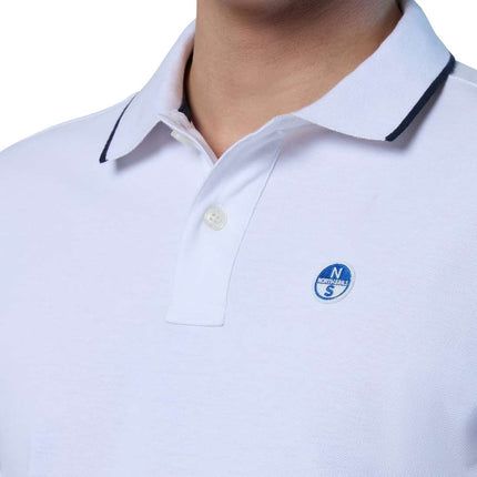NORTH SAILS - Men's regular polo shirt with logo collar - Size 4XL-2