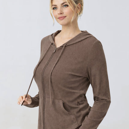 FlowEase Drawstring Yoga Jacket-1