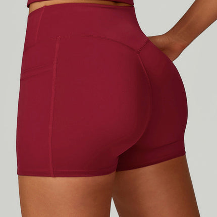 FlowLift Cross-Waist Flare Shorts-2