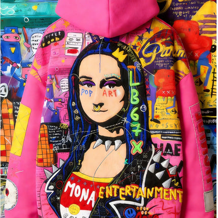 Fashion Casual Printed Polyester Sweater
