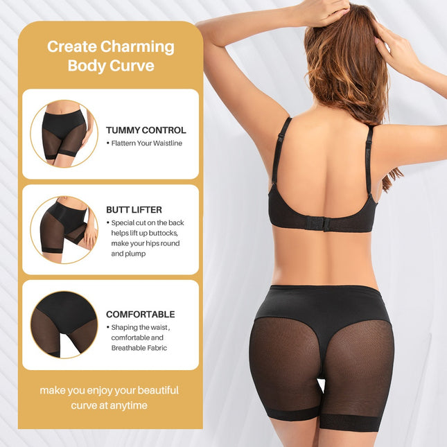 Body Shaping Underwear Mesh Women's Cotton Antibacterial Sexy New - XdropX