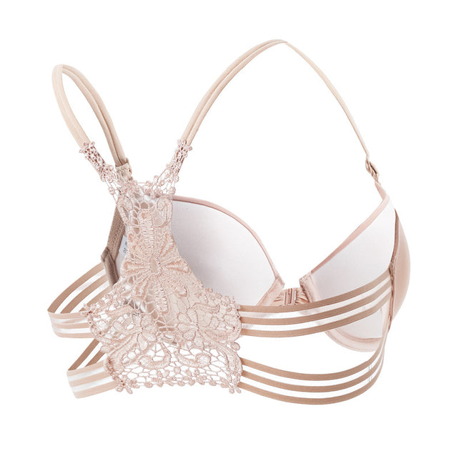 Buckled Front And Shaped Back Fashion Sexy Push Up Push Up Glossy Seamless Underwear For Women - XdropX