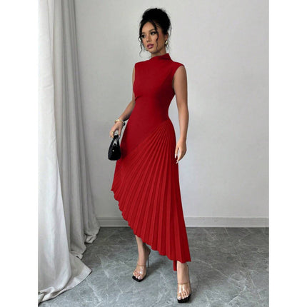 Asymmetric Sleeveless Casual Holiday Dress For Women